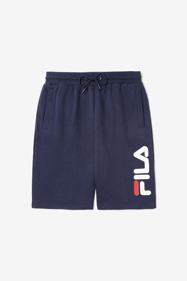 Fila Bono Men's Shorts - Navy/White/Red,NZ 147-64510